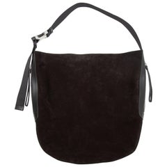 Rag & Bone Black Suede Riser Carryall Bag