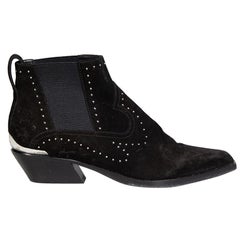 Rag 
Bone Black Suede Studded Boots Size IT 38