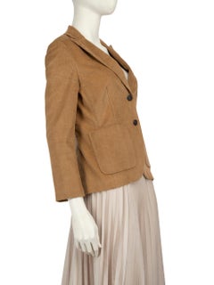 Rag & Bone Brauner Cord Knopf Blazer Größe S