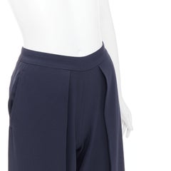 RAG & BONE dark grey inverted pleated cropped wide pants US0 XS