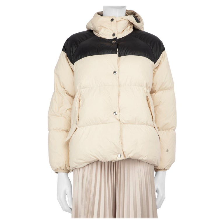 Rag and Bone Ecru Puffer Duck Down Mantel Größe XXS im Angebot bei
