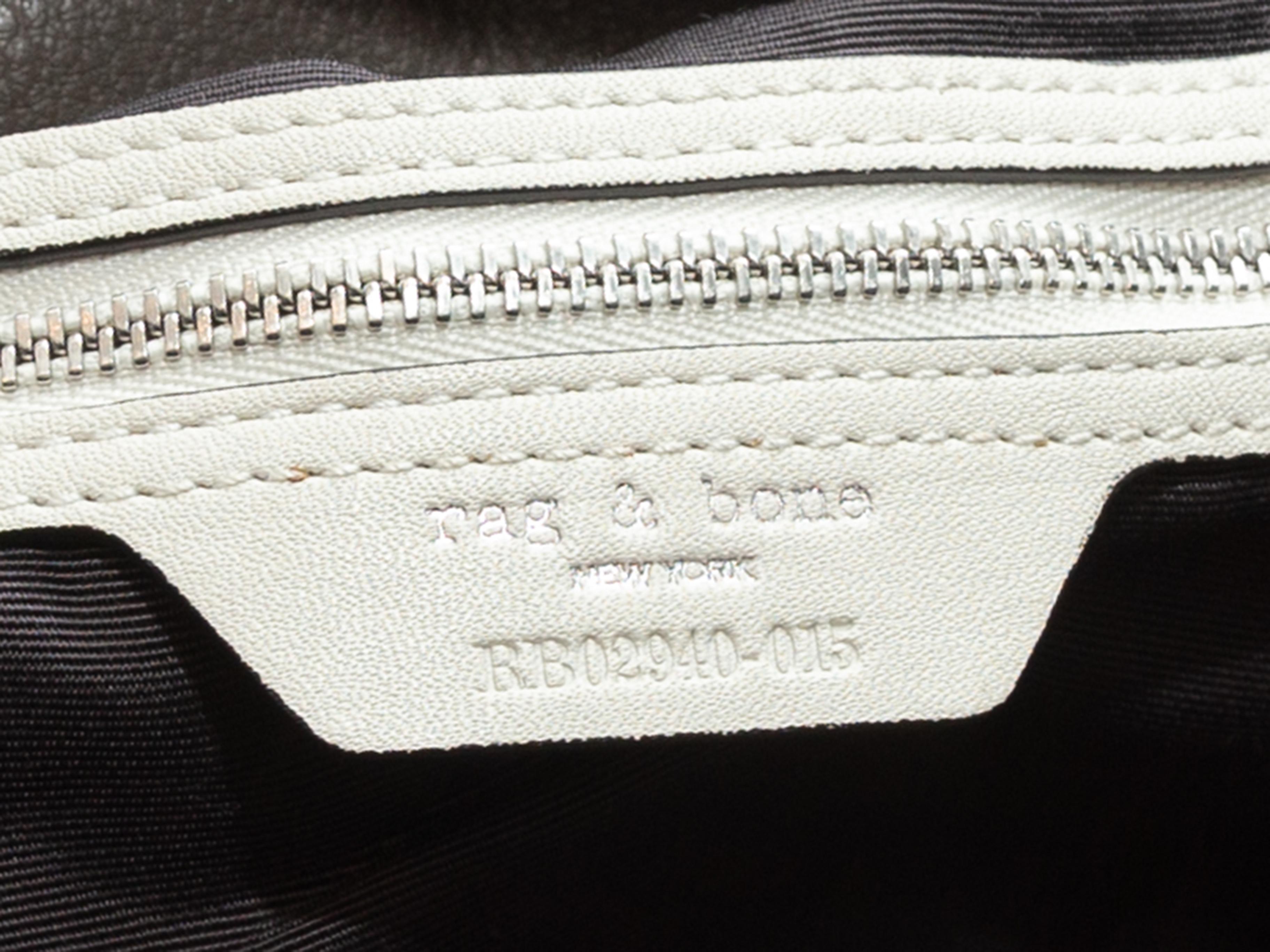 bone leather handbag