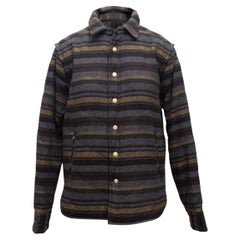 Rag & Bone Mehrfarbig gestreifte Wolljacke