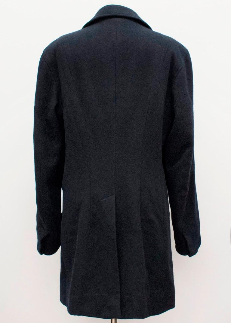 Rag and Bone Navy Wool Coat M For Sale at 1stdibs