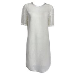 Rag & Bone Off White Mesh T Dress Large