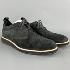 RAG & BONE Size 10 Black Suede Lace Up Shoes