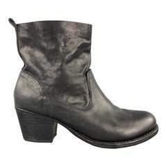 RAG & BONE Size 11 Black Leather Handmade Goodyear Ankle Boots