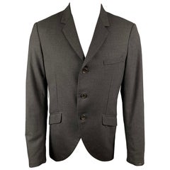 RAG & BONE Größe 40 Charcoal Wool Notch Lapel Sport Coat
