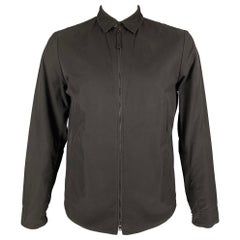 RAG & BONE Size L Black Cotton Polyester Bomber Jacket