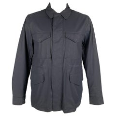 RAG & BONE Size L Navy Cotton Parka Jacket