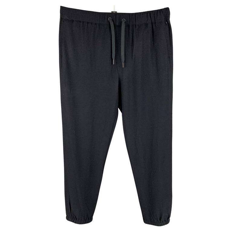 RAG and BONE Size L Navy Wool Elastic Waistband Casual Pants For Sale ...