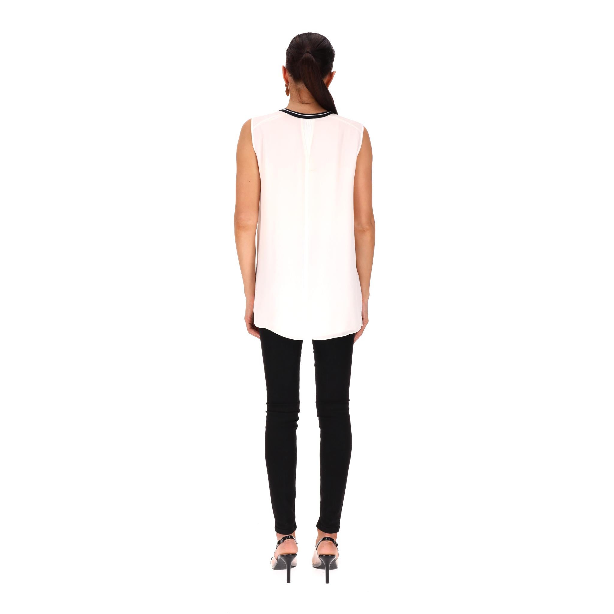 Rag & Bone Sleeveless Silk Top In condizioni buone in vendita a London, GB