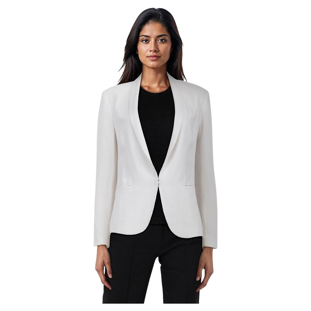 Rag & Bone White Single Breasted Blazer Size S