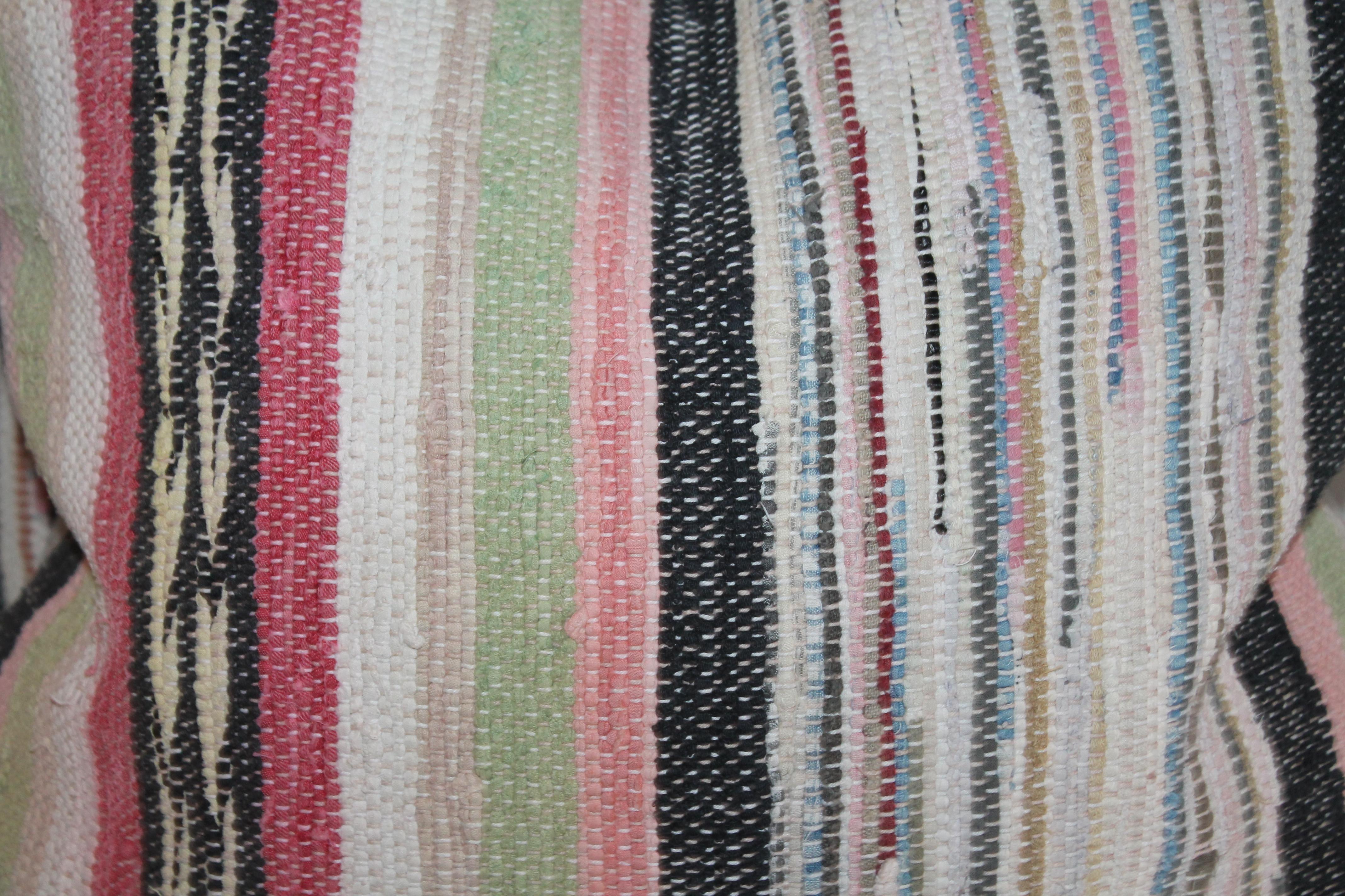 American Rag Rug Pastel Pillows or Pairs For Sale