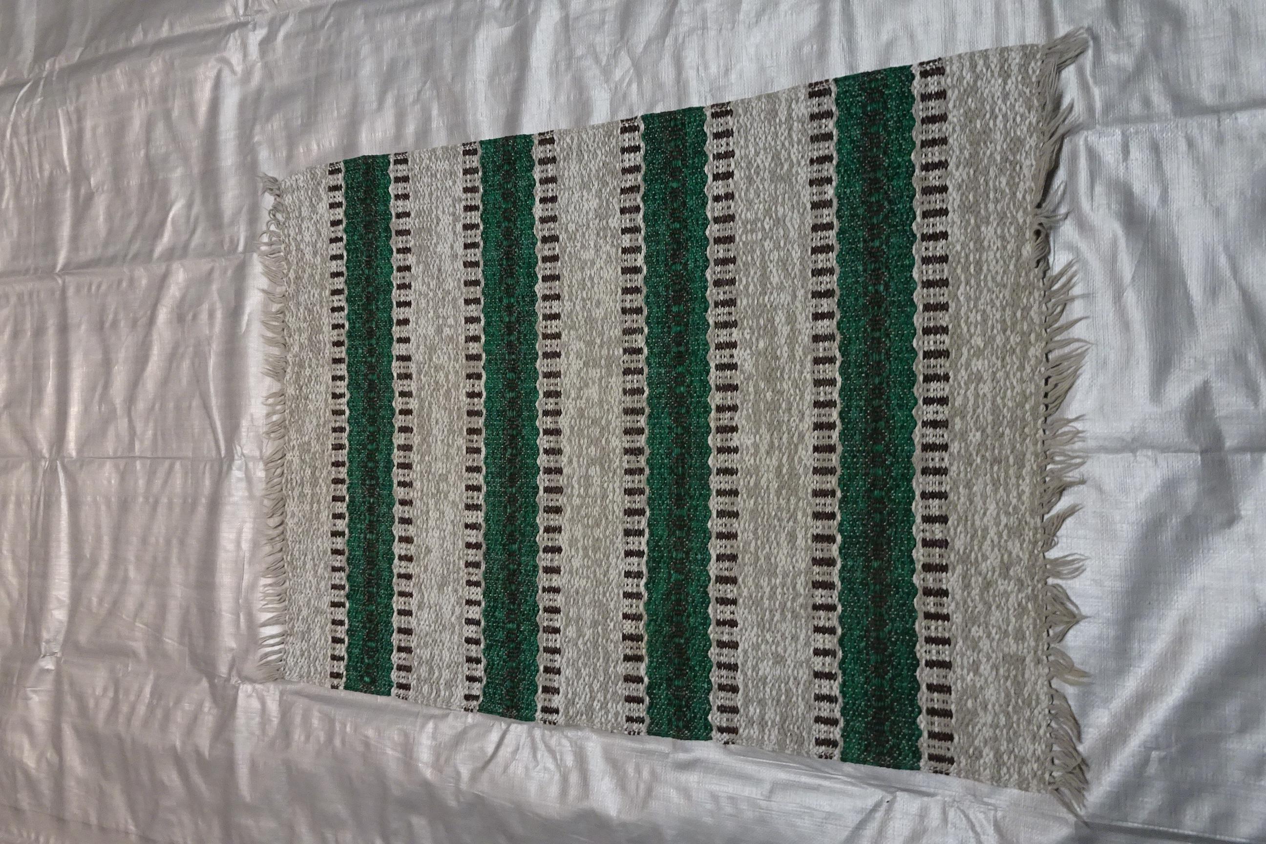 Swedish Rag Rug Sweden Midcentury Vinyl For Sale