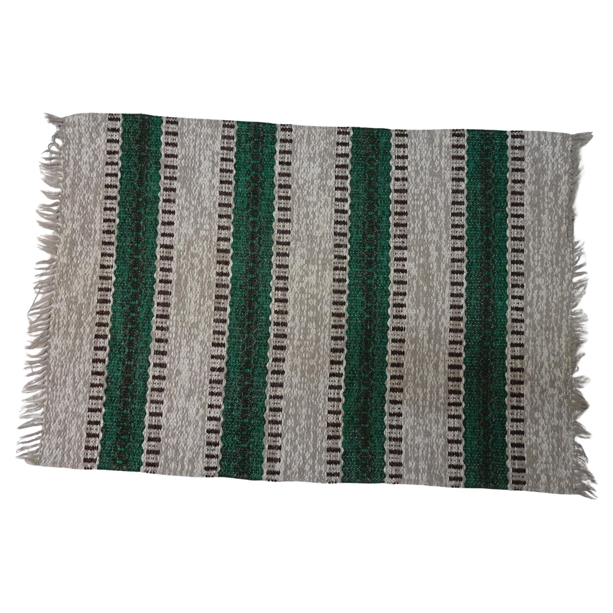 Rag Rug Sweden Midcentury Vinyl