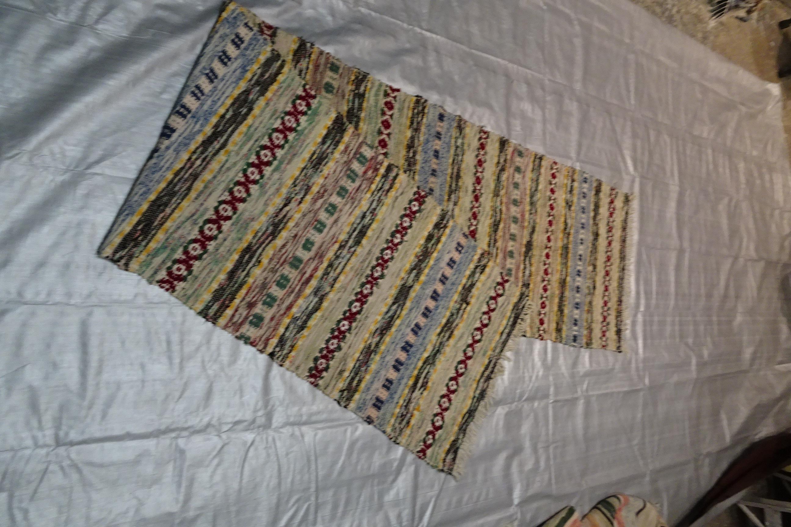 Suédois Tapis de chiffon suédois en vente