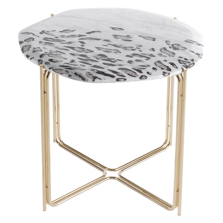 21st Century Ragali.2 Side Table with Marble by Roberto Cavalli Home ...