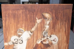 "The Catch" Painting of a Texas Longhorn Football Game