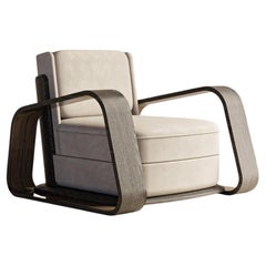 Fauteuil Rage avec accoudoirs uniques Dual-Finish par JNK