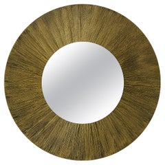 Raggiera Gold Sole 1200 Bright Lighting Round Frameless Mirror by Disain1971