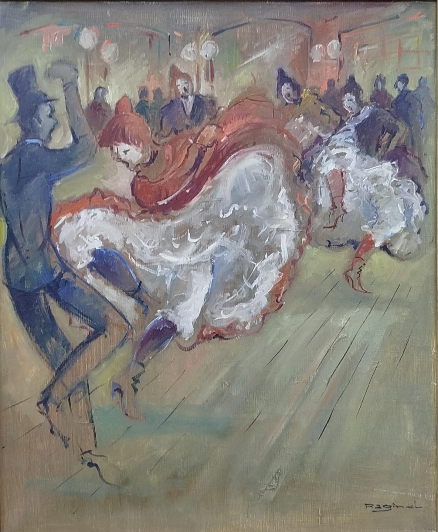 Raginel. Vallet. original painting For Sale 4