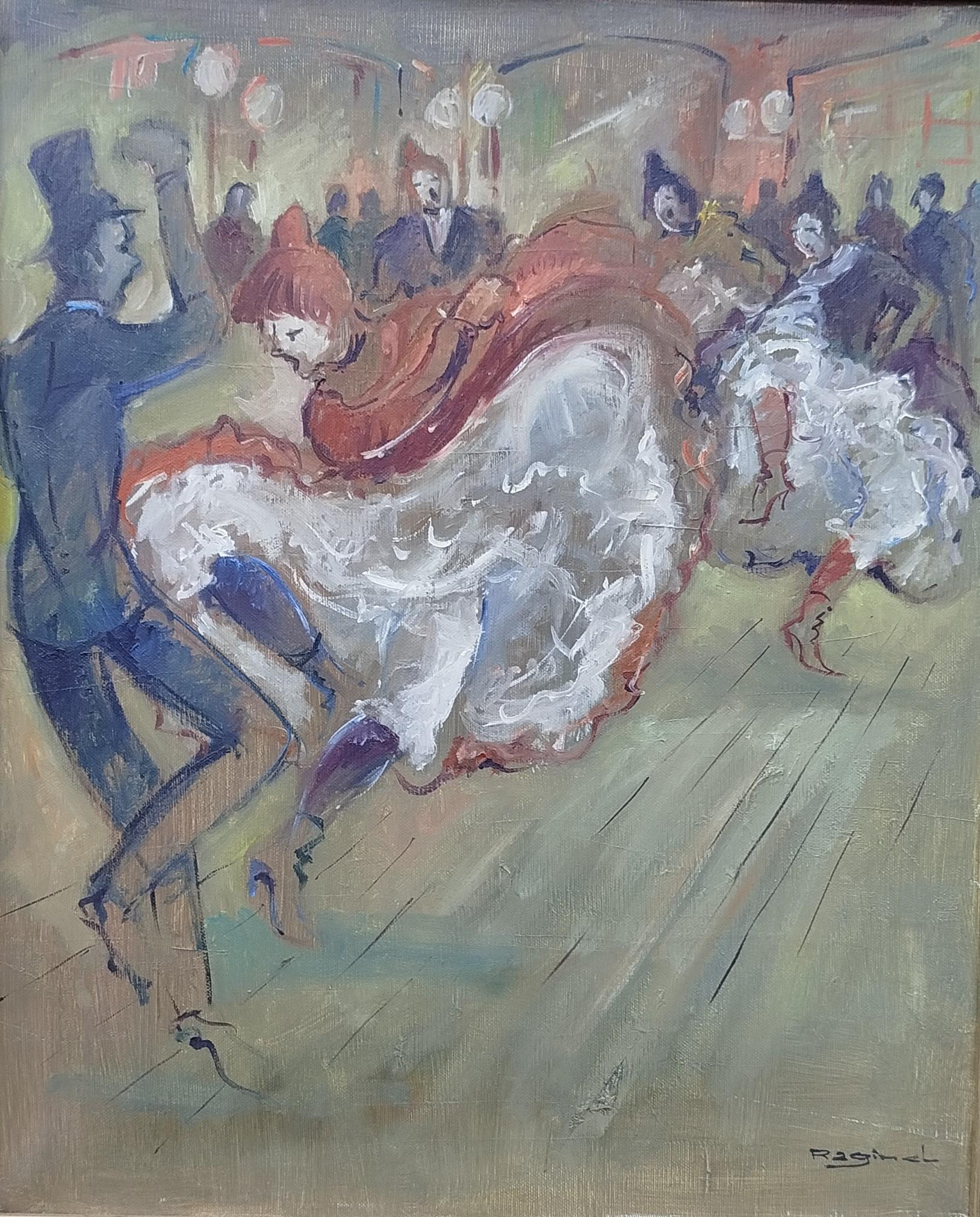 Raginel. homenaje a Degas - Painting de raginel