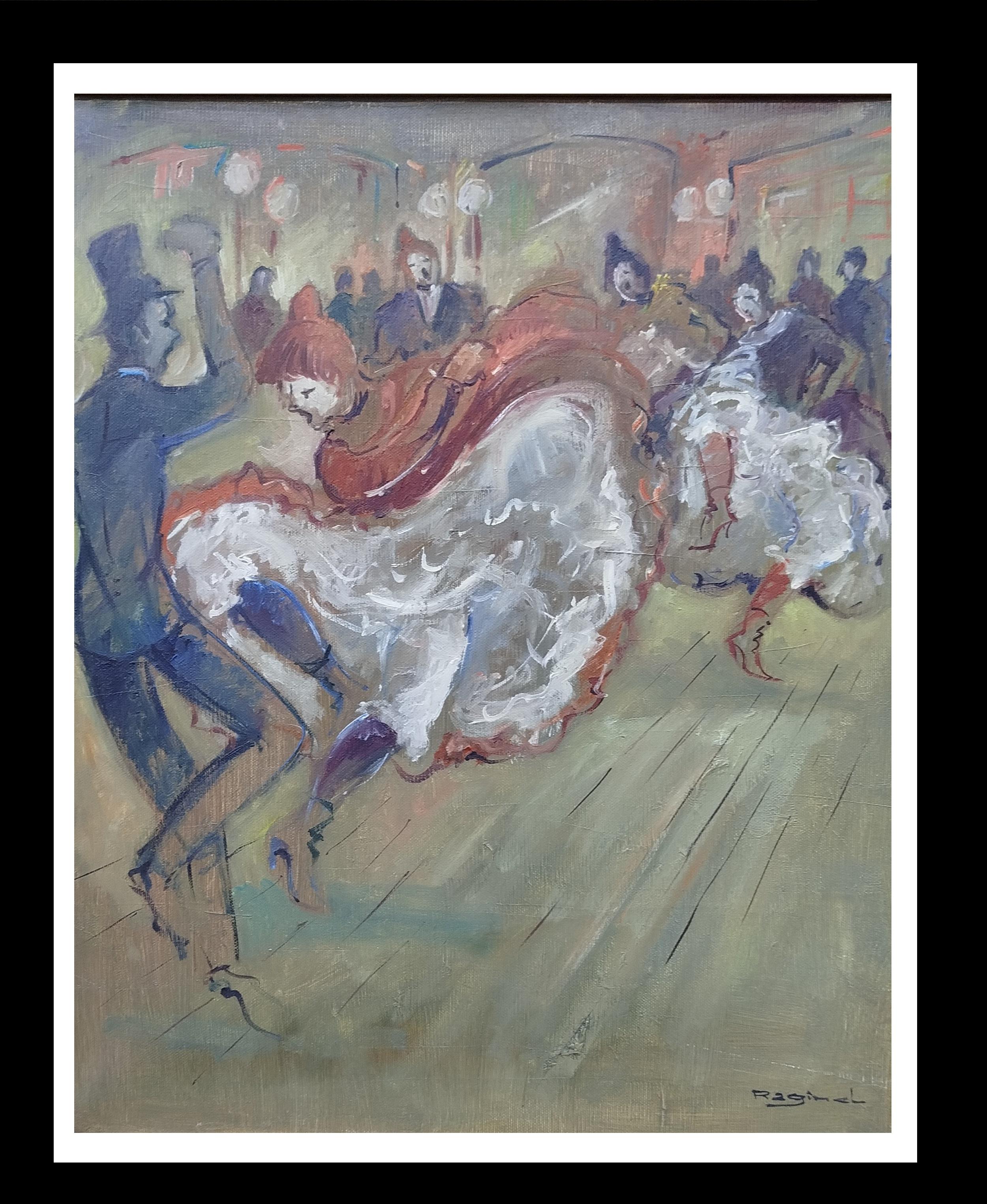RAGINEL FERRET, André. Peintre et illustrateur né à Lyon (France) en 1936. Élève du peintre lyonnais Commarmon, il travaille ensuite pendant huit ans comme professeur de dessin à l'école de la Chambre des Métiers de Lyon. En 1974, il s'installe à