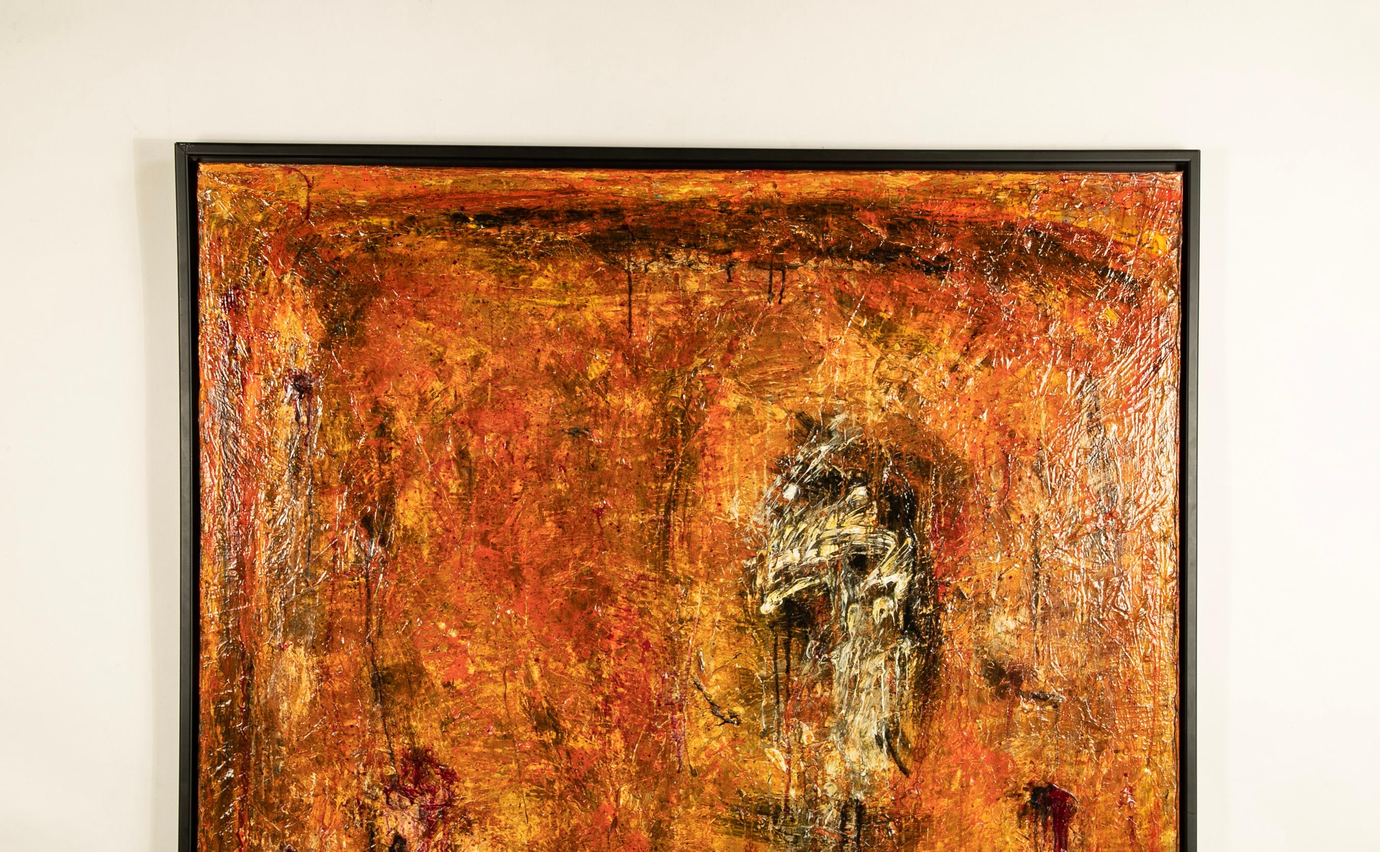 „Raging Bull“ des kanadischen Künstlers Ricardo Rumi (geb. 1960) im Zustand „Gut“ im Angebot in Stamford, CT