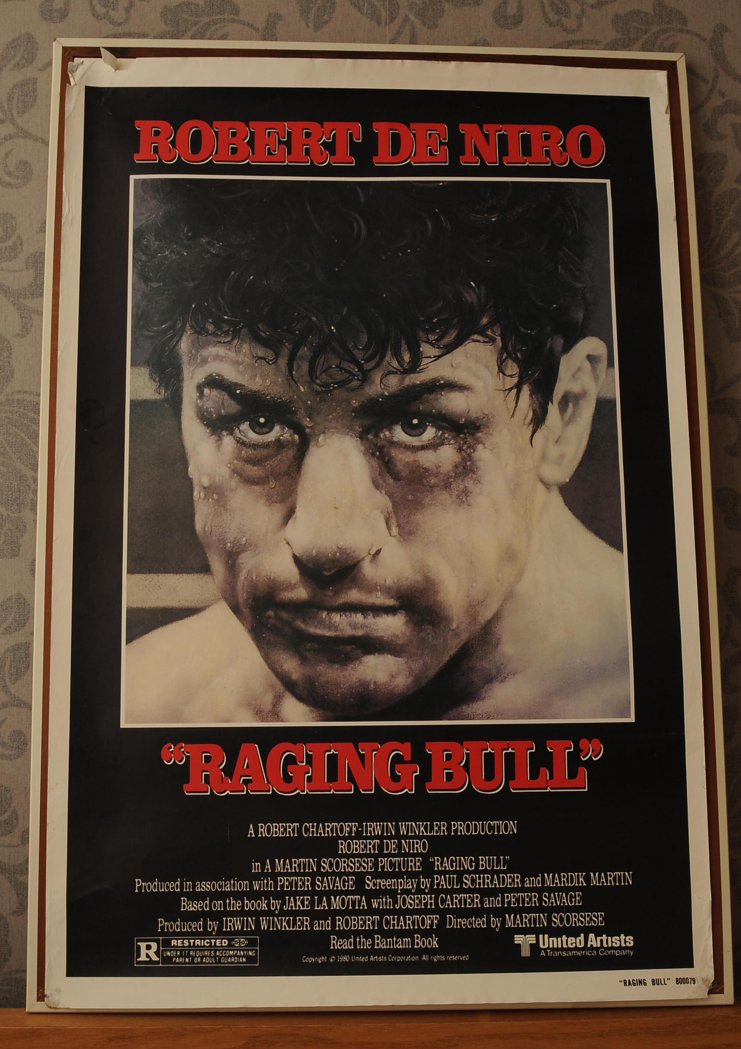 Toro Scatenato Poster originale del film Robert De Niro Martin Scorcese 1980 in vendita 1