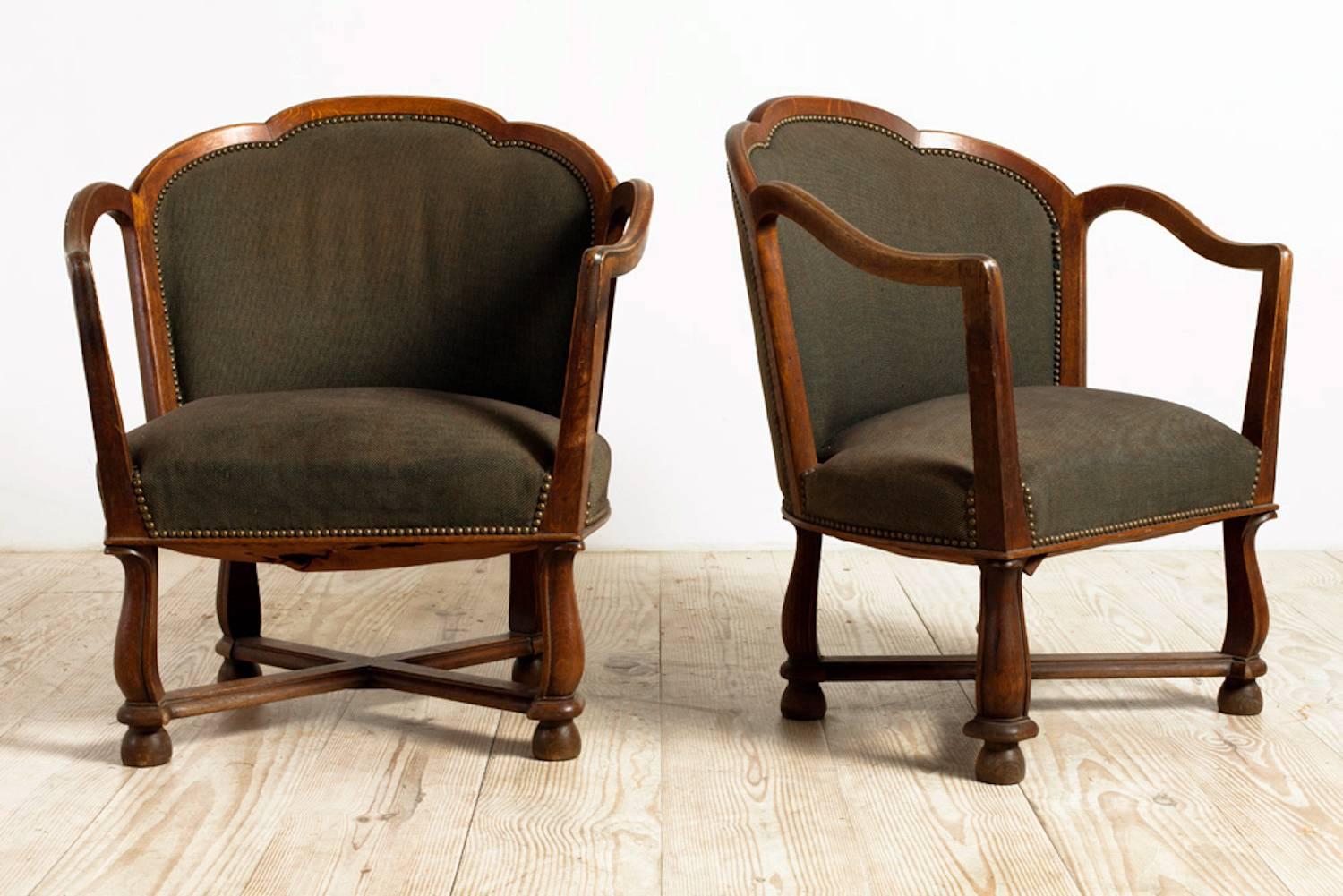 Ragnar Östman, Swedish Grace Armchairs, pair, Circa 1920, Origin Sweden 3