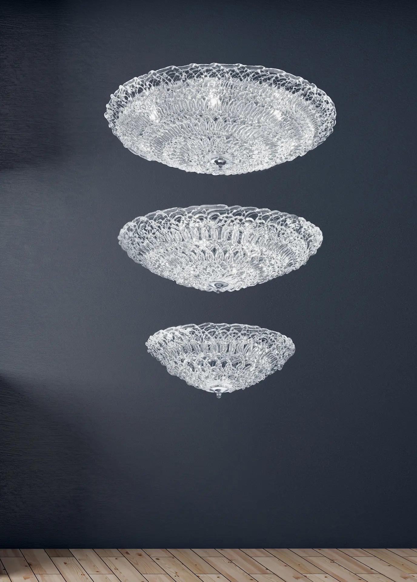 Italian Ragnatela Flush Mount by Fabio Ltd For Sale