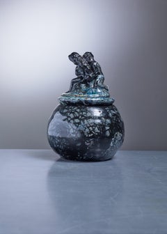 Ragnhild Godenius Ceramic Jar, Sweden, Early 20th Century