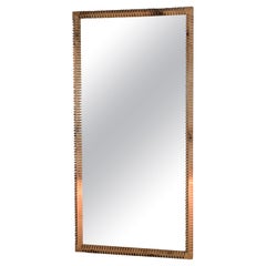Ragusa Frame, a Finely Geometrically Woodcarved Frame in Oak by Tomaz Viana