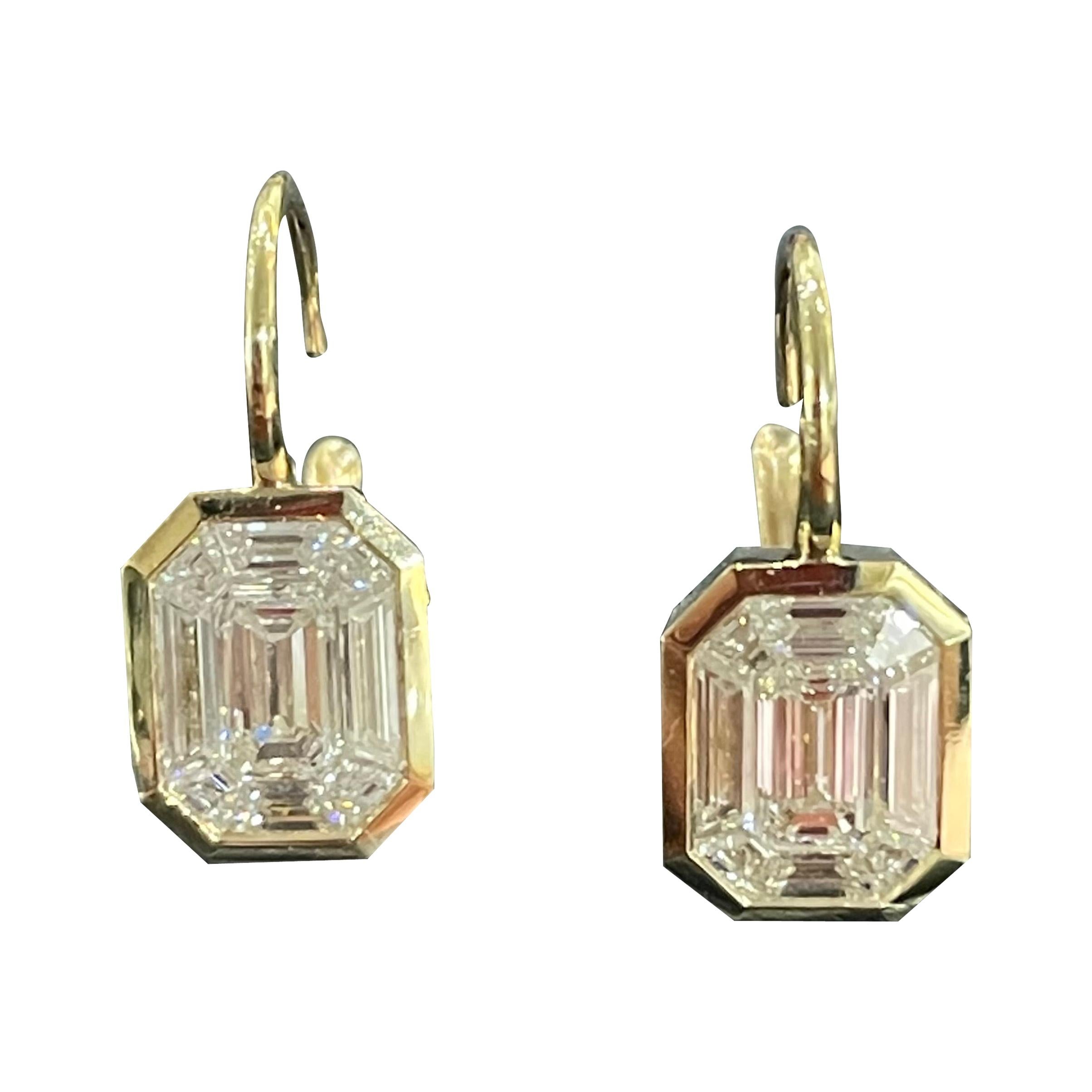 Rahaminov Kaleido 1.85ct Diamond Earrings For Sale