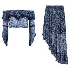 Rahi Cali Off-The-Shoulder Top & Asymmetric Skirt Two-Piece Set