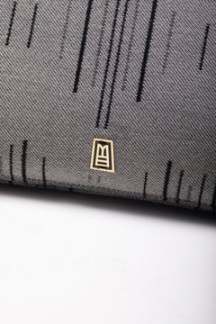 RAÍCES Decorative Throw Pillows Limited-Edition Grey Upholstery, Set of 2