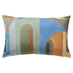 Riad Cotton Print Lumbar Pillow