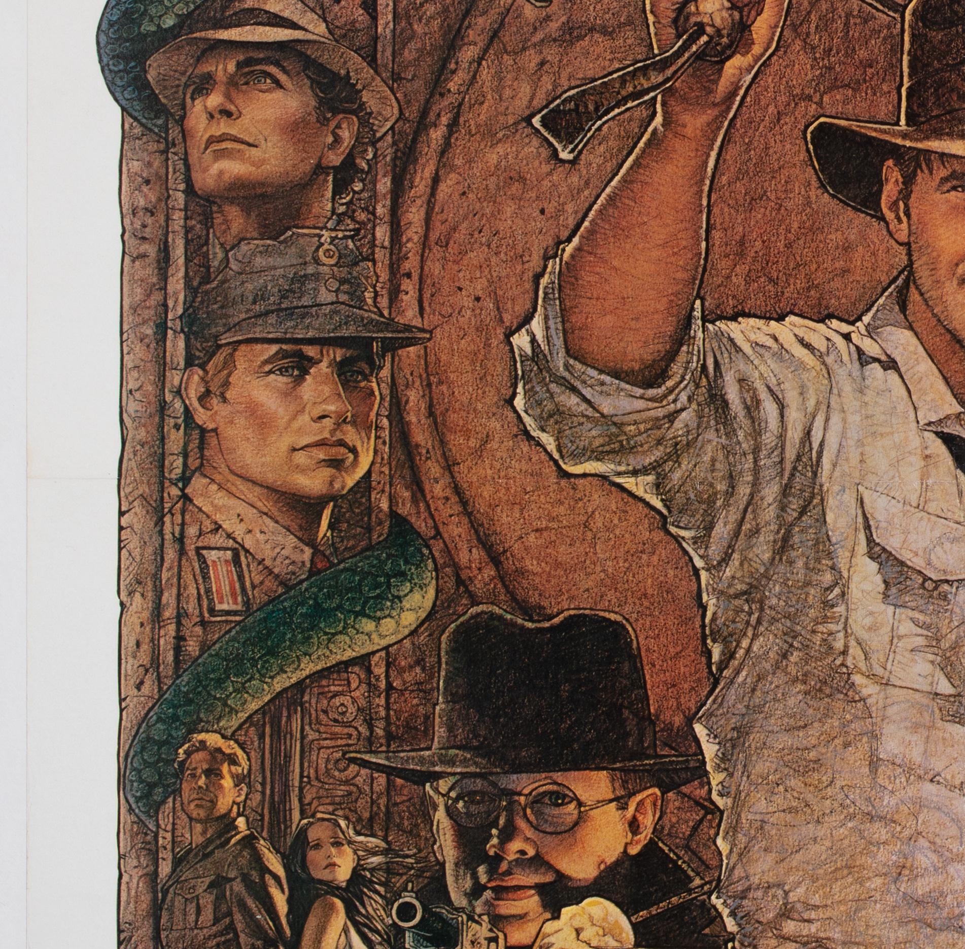 20th Century Raiders of the Lost Arc R1982 US 1 Sheet Film Movie Poster, Richard Amsel For Sale
