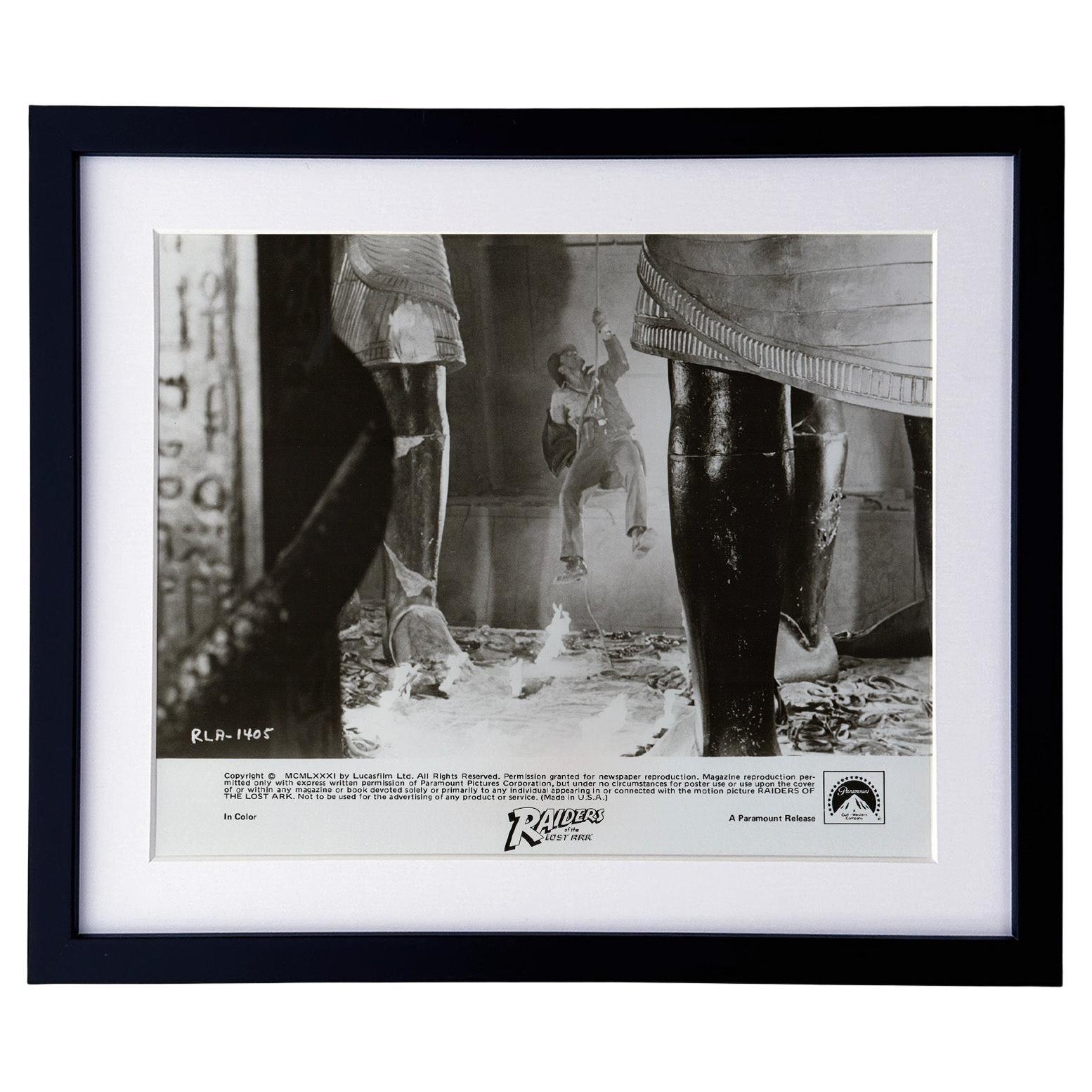 Raiders of the Lost Ark 1981 Presse-Werbebild - gerahmt