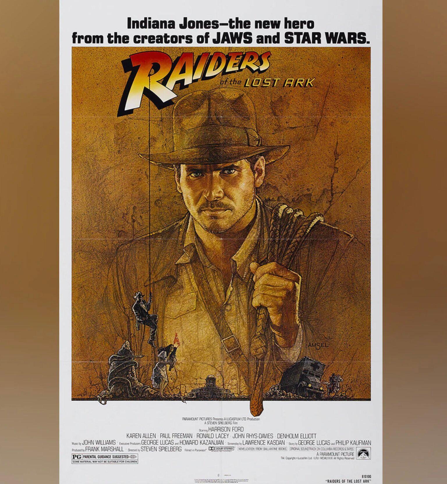 raiders of the lost ark poster 1981