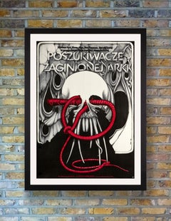 'Raiders of the Lost Ark' Original Vintage Movie Poster, Polish, 1981