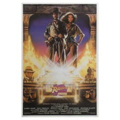 Vintage Raiders Of The Lost Ark, Unframed Poster, 1981