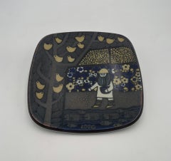 Raija Uosikkinen Decorative Plate for Arabia of Finland, 1976