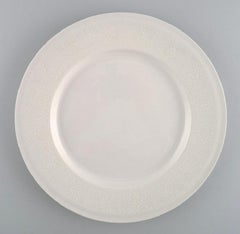 Raija Uosikkinen for Arabia, 10 Rare Pitsi Dinner Plates with Floral Decoration
