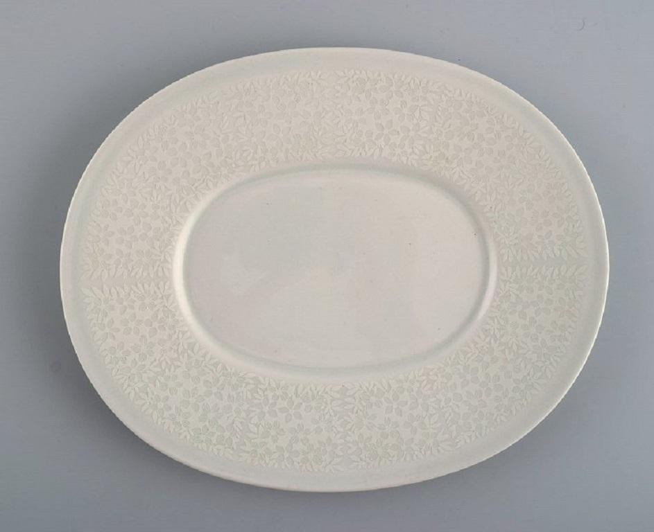 Porcelain Raija Uosikkinen for Arabia, Pitsi Lidded Tureen with Saucer For Sale