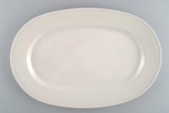 Raija Uosikkinen for Arabia, Two Pitsi Serving Dishes with Flower Decoration
