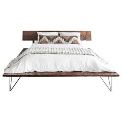 Railcar Platform Bed Queen Size by Croft House