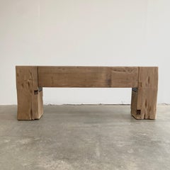 Railroad Tie Console Table
