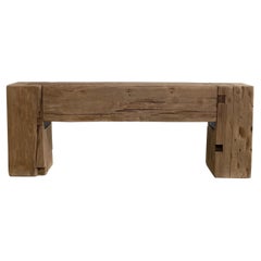 Used Railroad Tie Console Table